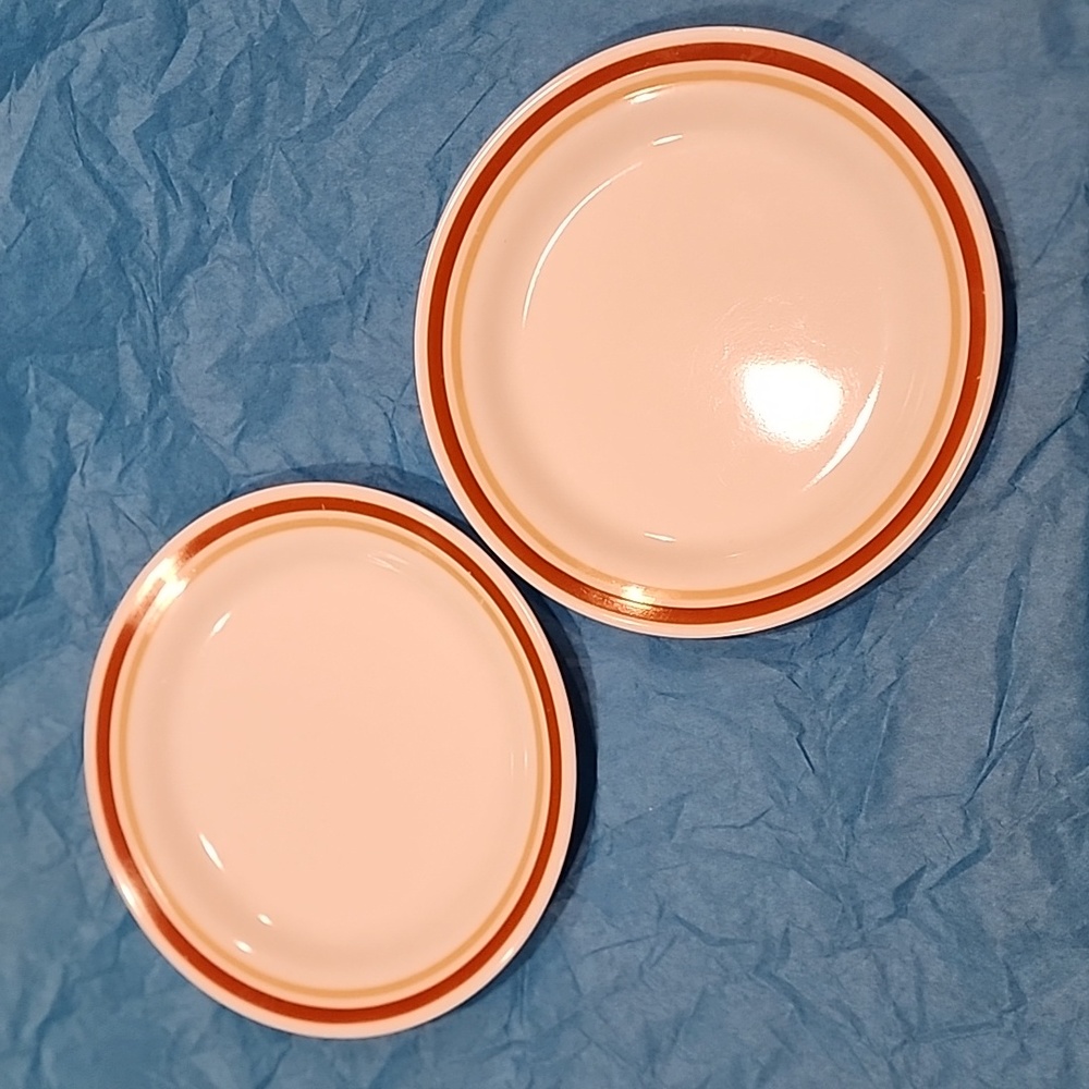 Corelle Salad Plates, Cinnamon Pattern, Set of 2